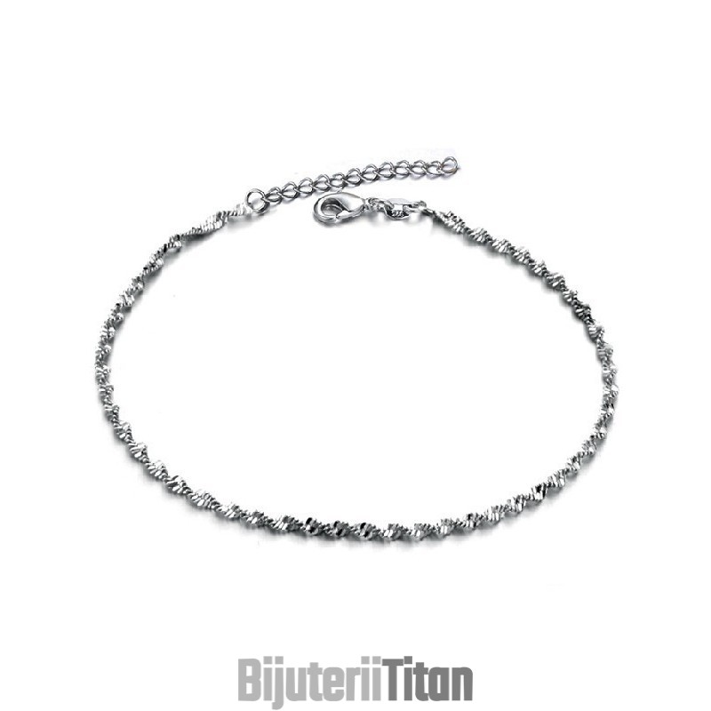 Brățară De Gleznă Din Titan Placată Cu Platină, De Renume Mondial, Pentru Femei Brățară De Gleznă Din Titan Placată Cu Platină, De Renume Mondial, Pentru Femei