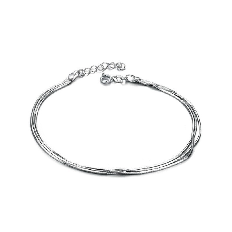 Brățară De Gleznă Din Titan Placată Cu Platină, De Calitate Stabilă, Cu Șarpe Feminin Brățară De Gleznă Din Titan Placată Cu Platină, De Calitate Stabilă, Cu Șarpe Feminin