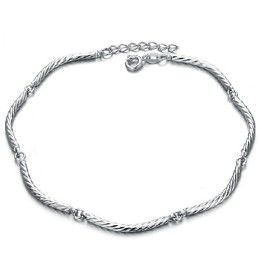 Brățară De Gleznă Din Titan Placată Cu Platină, De Calitate Excelentă, Tip Rolă Pentru Femei