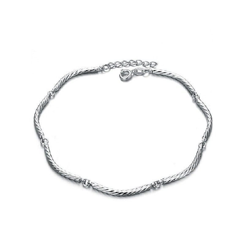 Brățară De Gleznă Din Titan Placată Cu Platină, De Calitate Excelentă, Tip Rolă Pentru Femei Brățară De Gleznă Din Titan Placată Cu Platină, De Calitate Excelentă, Tip Rolă Pentru Femei