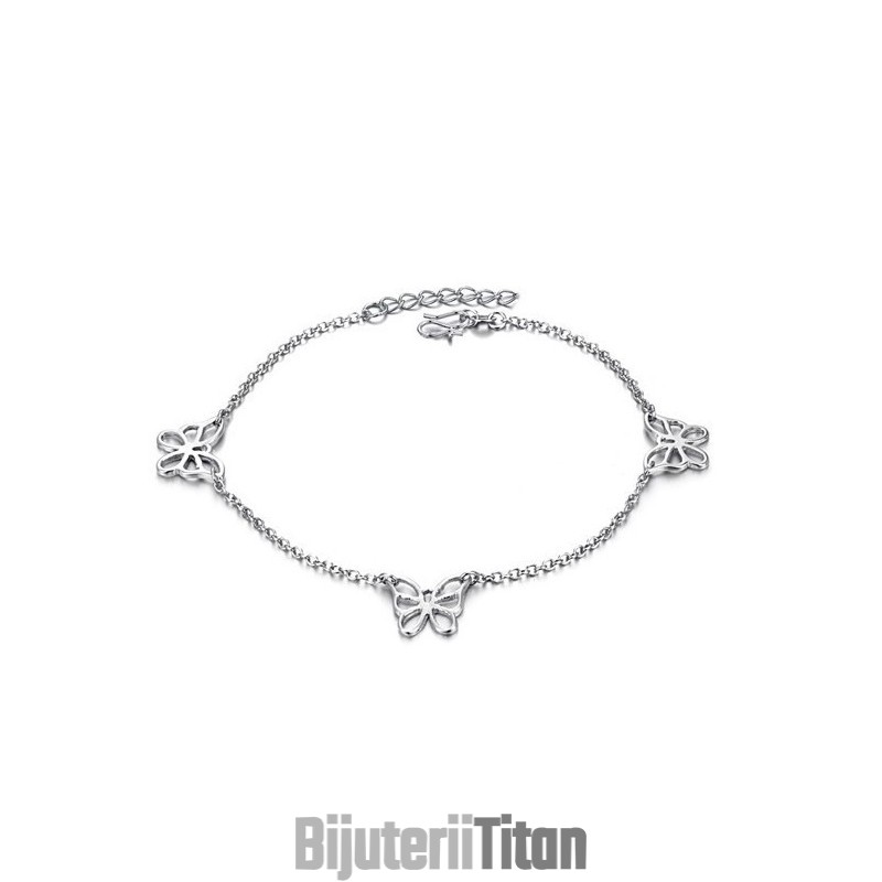 Brățară De Gleznă Din Titan Placată Cu Platină, Cu Model Fluture, Calitate Și Cantitate Garantate Brățară De Gleznă Din Titan Placată Cu Platină, Cu Model Fluture, Calitate Și Cantitate Garantate