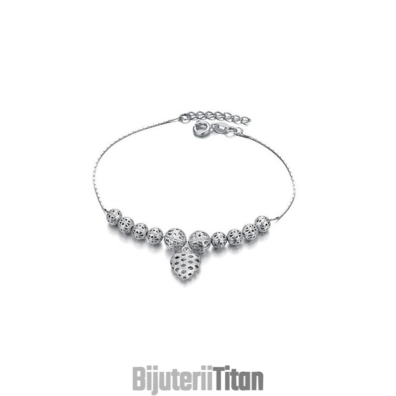 Pentru A Vă Bucura De O Reputație Înaltă Acasă Și În Străinătate, Brățară De Gleznă Din Titan Placată Cu Platină, Pentru Femei, 