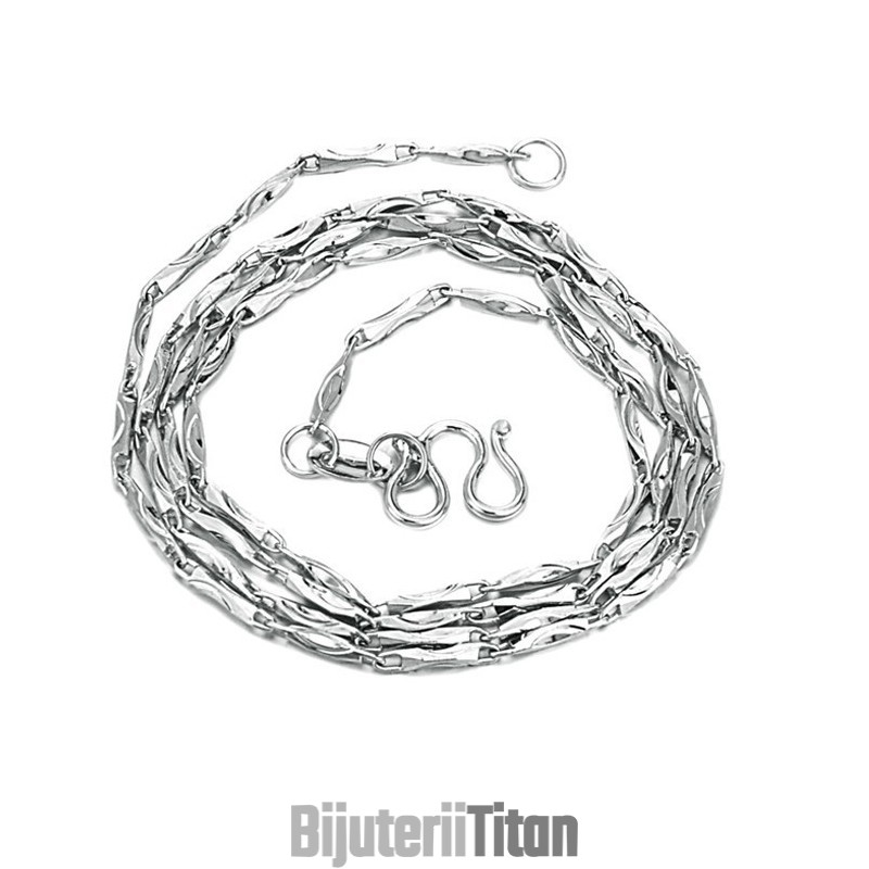 Regina Lanțului De Titan Placat Cu Platină Pentru Lingou Feminin De Calitate