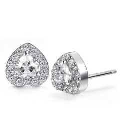 Cercei Din Titan Placați Cu Platină Cu Diamant Pentru A Vă Bucura De O Reputație Înaltă Acasă Și În Străinătate