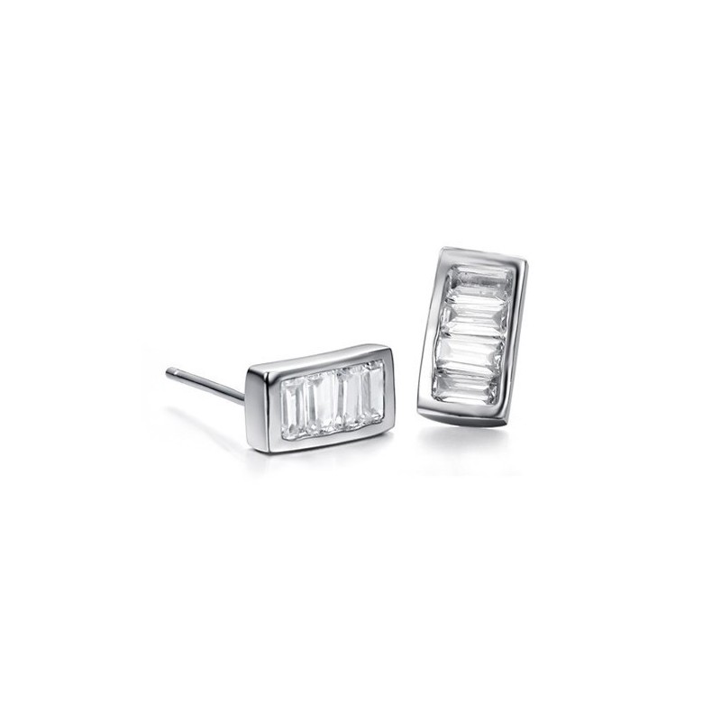 Cercei Din Titan Placați Cu Platină, De Calitate Superioară, Pentru Femei, Cu Diamant Cercei Din Titan Placați Cu Platină, De Calitate Superioară, Pentru Femei, Cu Diamant