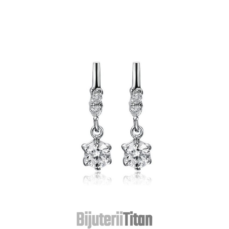 Cercei Din Titan Placați Cu Platină, De Calitate Excelentă Pentru Femei Cercei Din Titan Placați Cu Platină, De Calitate Excelentă Pentru Femei