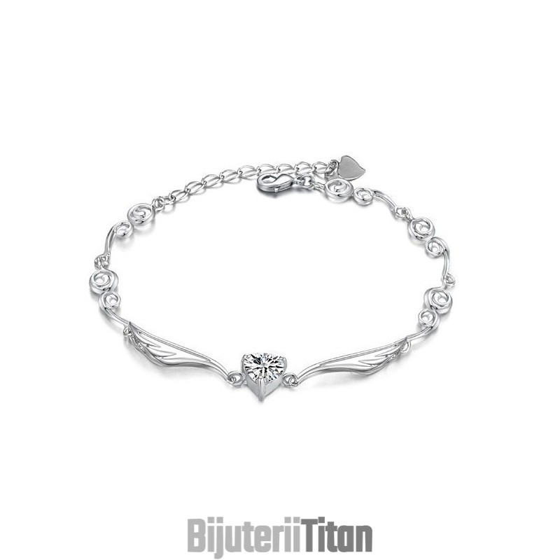 Brățară De Titan Placată Cu  De Înaltă Calitate Pentru Femei Cu Stras