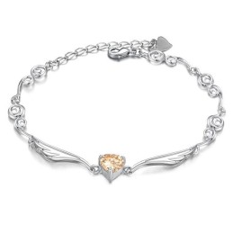 Brățară Din Titan Placată Cu Platină, Cu O Gamă Largă De Varietăți, Pentru Femei, Cu Diamant