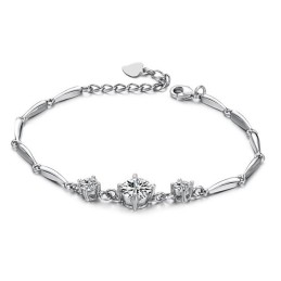 Brățară Din Titan Placată Cu Platină, De Calitate Stabilă, Pentru Femei, Cu Diamant