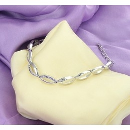 Brățară Din Titan Placată Cu , Model Feminin, Cu Specificații Complete Și Diamant