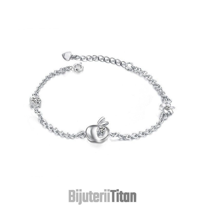 Brățară De Titan Placată Cu Platină, Cu Reputație De Încredere, Pentru Femei, Cu Stras