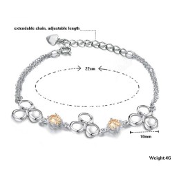 Brățară Din Titan Placată Cu Platină, Rezistentă La Decolorare, Cu O Gamă Largă De Varietăți Pentru Femei