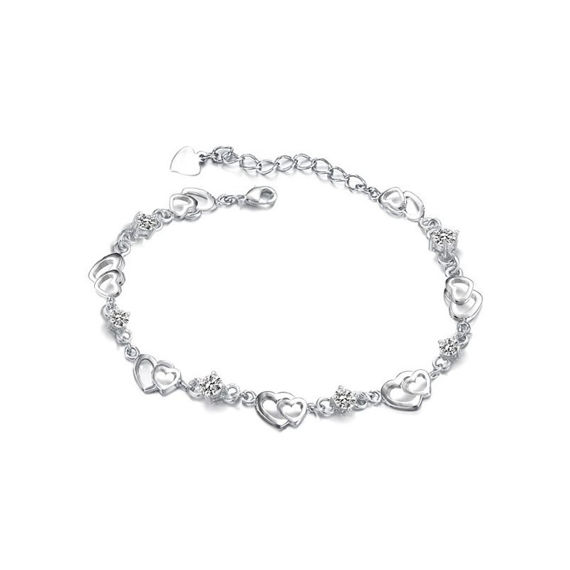 Brățară Din Titan Placată Cu Platină, Durabilă În Utilizare, Cu Diamant