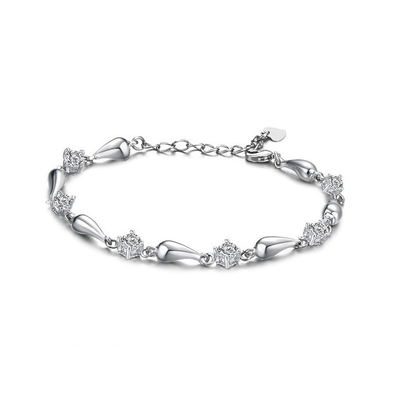Brățară Din Titan Placată Cu Platină, Calitate Și Cantitate Garantate, Pentru Femei, Cu Diamant Brățară Din Titan Placată Cu Platină, Calitate Și Cantitate Garantate, Pentru Femei, Cu Diamant