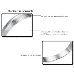 Inel De Titan Placat Cu Platină, De Renume Mondial, Pentru Îndrăgostiți, Cu Strasuri