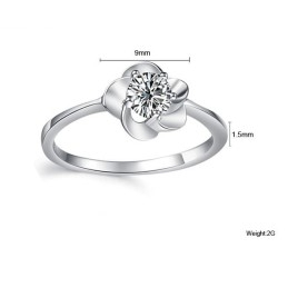 Inelul De Titan Placat Cu Platină, Regina Calității La Modă Feminină