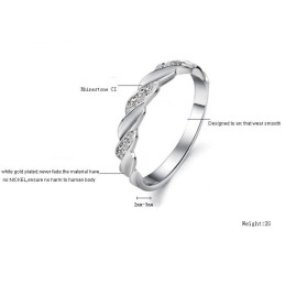 Inel De Titan Placat Cu Platină, De Calitate Stabilă Pentru Bărbați