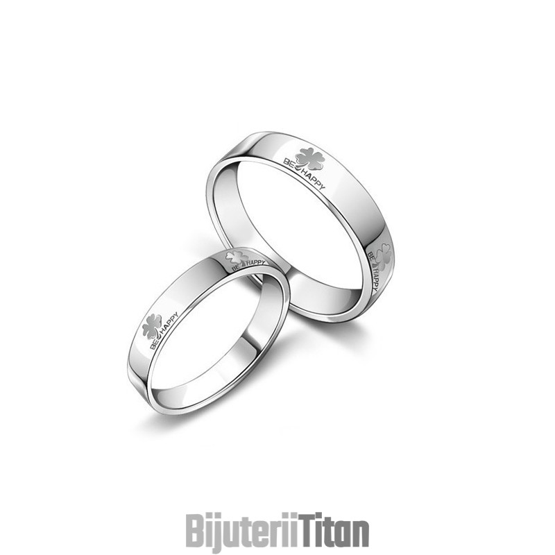 Cunoscut Pentru Inelul Său De Titan Placat Cu Platină În Formă De Trifoi De Calitate Superioară, Pentru Îndrăgostiți