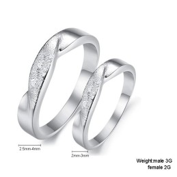 Inel De Titan Placat Cu Platină, Cu O Poveste Lungă, Pentru Îndrăgostiți