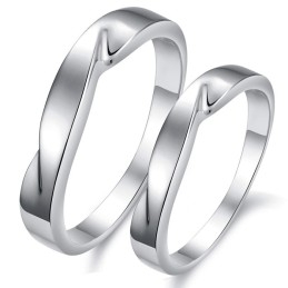Inel Concis Din Titan Placat Cu Platină, Calitate Și Cantitate Garantate, Pentru Îndrăgostiți