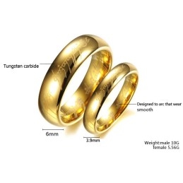 Inel Ceramic Din Tungsten Cu O Gamă Largă De Varietăți Pentru Îndrăgostiți