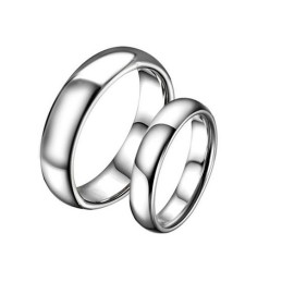 Inel Ceramic Din Tungsten Concis De Înaltă Calitate Pentru Îndrăgostiți