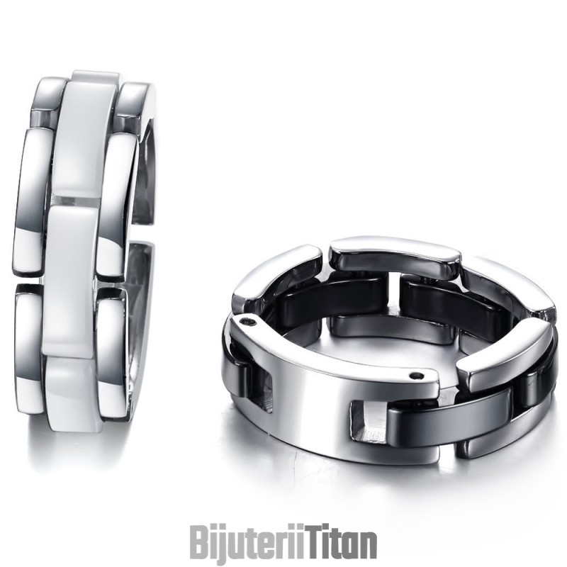 Inel Ceramic Din Tungsten Alb-Negru Cu O Gamă Largă De Varietăți