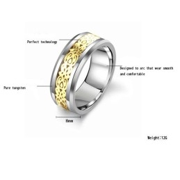 Inel Ceramic Din Tungsten Masculin De Înaltă Calitate