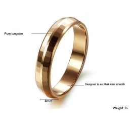 Inelul Ceramic Din Tungsten Pentru Femei, Regina Calității
