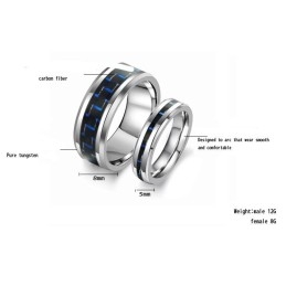 Inel Ceramic Din Tungsten, Calitate Și Cantitate Garantate, Pentru Îndrăgostiți