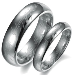 Inel Ceramic Din Argint Și Tungsten, Calitate Și Cantitate Garantate, Pentru Îndrăgostiți