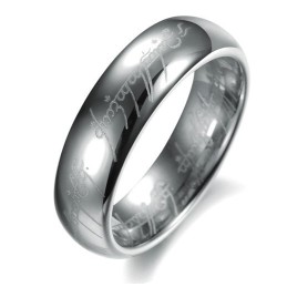 Inel Ceramic Din Argint Și Tungsten, Calitate Și Cantitate Garantate, Pentru Îndrăgostiți