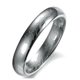 Inel Ceramic Din Argint Și Tungsten, Calitate Și Cantitate Garantate, Pentru Îndrăgostiți