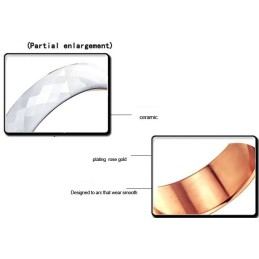 Inel Ceramic Din Tungsten Alb, De Calitate Stabilă