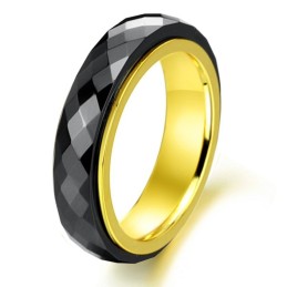 Inel Din Ceramică Neagră Cu Tungsten, Renumit La Nivel Mondial