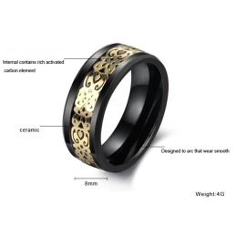 Inelul Ceramic Din Tungsten Negru, Regina Calității