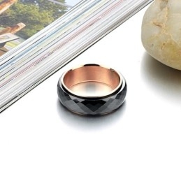 Inel Ceramic Din Tungsten Negru De Înaltă Calitate