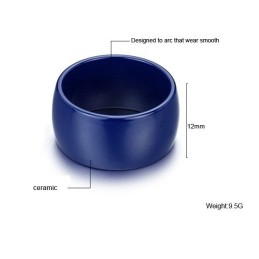 Inel Ceramic Din Tungsten Albastru De Înaltă Calitate