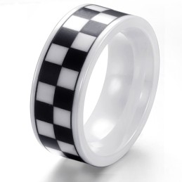 Inel Ceramic Din Tungsten Cu Grilă Masculină, Calitate Și Cantitate Asigurate