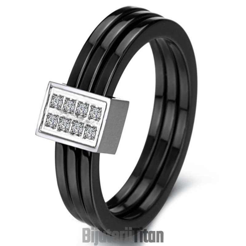 Inel Ceramic Din Tungsten Triciclic Ușor De Utilizat Inel Ceramic Din Tungsten Triciclic Ușor De Utilizat