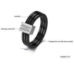 Inel Ceramic Din Tungsten Triciclic Ușor De Utilizat