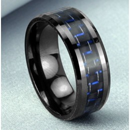 Regina Inelului Ceramic Din Fibră De Carbon Și Tungsten De Calitate