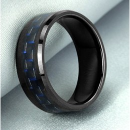 Regina Inelului Ceramic Din Fibră De Carbon Și Tungsten De Calitate