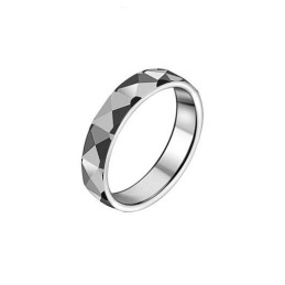 Inel Ceramic Din Tungsten, De Renume Mondial, Cu Unghi De Colț, Pentru Îndrăgostiți