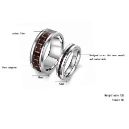 Inel Ceramic Din Tungsten, Calitate Și Cantitate Garantate, Pentru Îndrăgostiți