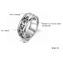 Inel Ceramic Din Tungsten Pentru Bărbați, Cu O Gamă Largă De Varietăți