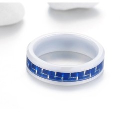 Inel Ceramic Albastru Din Tungsten Pentru A Avea O Poveste Lungă
