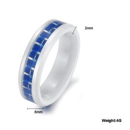 Inel Ceramic Albastru Din Tungsten Pentru A Avea O Poveste Lungă