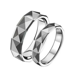Regina Inelului Ceramic Din Tungsten De Calitate Pentru Îndrăgostiți