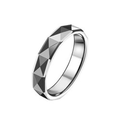 Regina Inelului Ceramic Din Tungsten De Calitate Pentru Îndrăgostiți